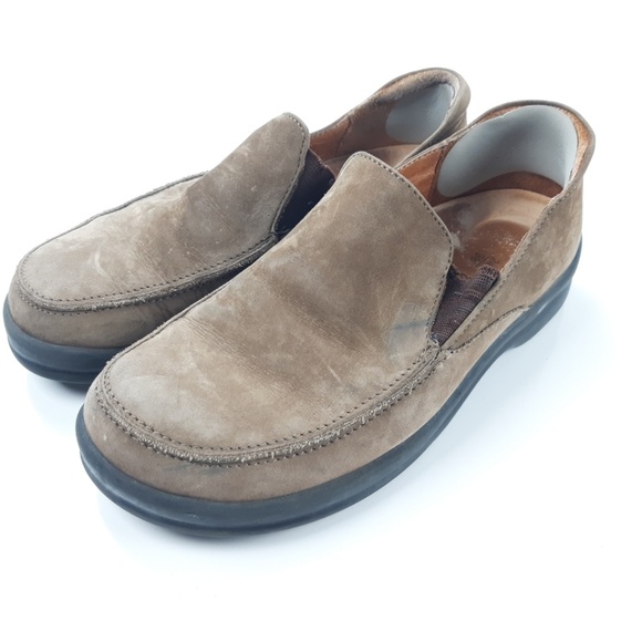 Birkenstock Shoes - Birkenstock Footprints Brown Suede Clogs 38
